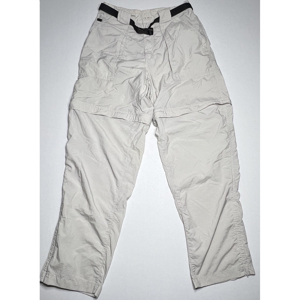 REI Pants Women's 12 Beige Hiking Outdoor Convertible Quick Dry Relaxed